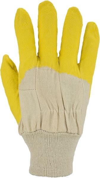 ASATEX Latex-Handschuhe, Strickbund, Farbe: gelb, VE: 120 Paar, LS