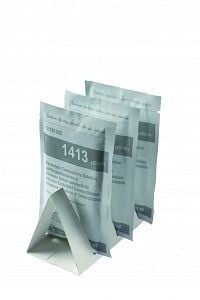 DOSTMANN CAL-Set PC Sachet Leitwert und pH (6x EC 1413 µS, 7x pH 4,01 rot und 7x pH 7,00 grün) inkl. Analysezertifikat, 6031-0065