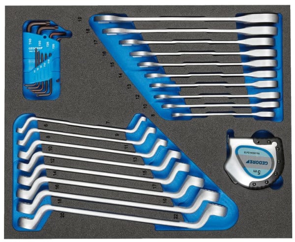GEDORE Schraubenschlüssel-Satz in 2/4 CT-Modul, 2957485