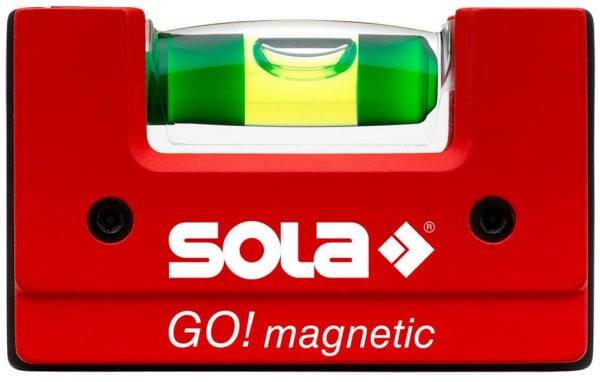 Sola Kompakt-Wasserwaage GO! magnetic, VE: 10 Stück, 01621101