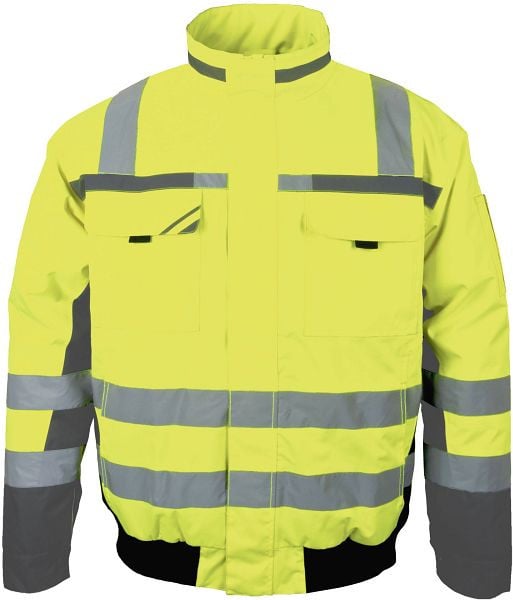 PKA Warnschutz Pilotenjacke, gelb/grau, Größe: L, WIPJ-GE-004