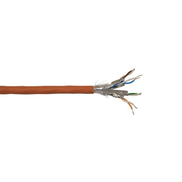 bda connectivity Datenkabel - Ethernet Kabel - CAT 7A orange - 305m Trommel, 39331183