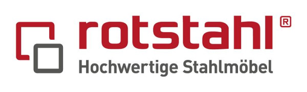 Rotstahl Laptopwagen für 26 Geräte mit Steckdosenleiste, lichtgrau/verkehrsrot, Drehverschluss, 2622-021301-0925812-7035-3020