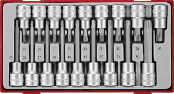 Teng Tools 1/2"-TX-Bit-Steckschlüssel-Set, TT1, 18 Teile, TTTX18