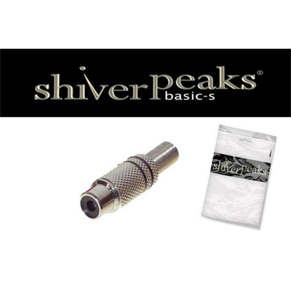 shiverpeaks BASIC-S, Cinchkupplung Metall 6mm, schwarz, BS52001-S