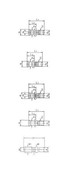 MACK Anzugsbolzen S20x2 mit Sägegewinde M16, L=58 mm, 13-9886B-40-58