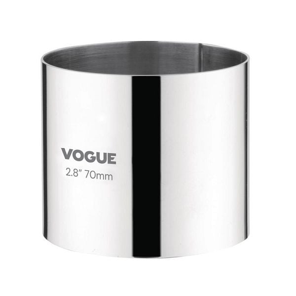 Vogue Moussering Edelstahl 6 x 7cm, CC056