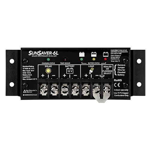 Morningstar Solarladeregler Sunsaver SS-6L 12V, 321136