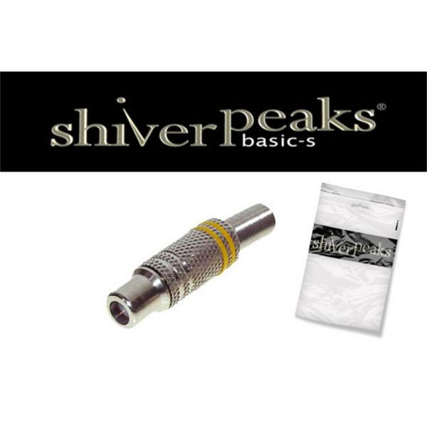 shiverpeaks BASIC-S, Cinchkupplung Metall 6mm, gelb, BS52001-Y