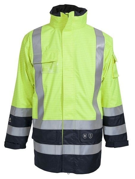 ELKA Securetech Multinorm Parka Farbe: Warngelb/Marine Größe: XL, 086150R041.XL