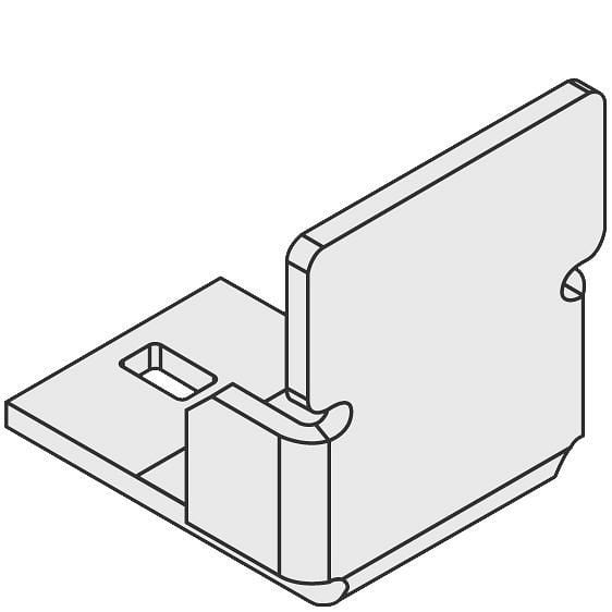 BITO Anfahrschutz RL 95/75 verzinkt Set, 22814