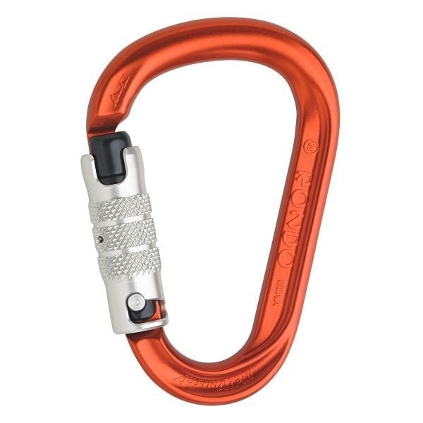 AustriAlpin Karabiner HMS RONDO ID 3-Wege-Autolock, eloxiert, VE: 40 Stück, KR35B3-R-ID