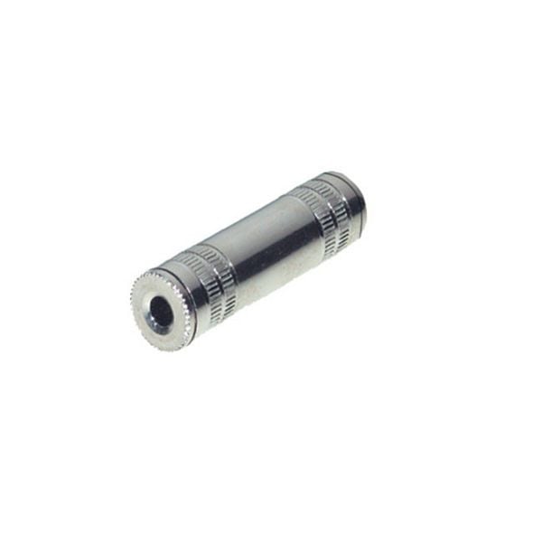 S-Conn Adapter, Klinkenkupplung Stereo 3,5mm auf Klinkenkupplung Stereo 3,5mm, Metall, 57114-M