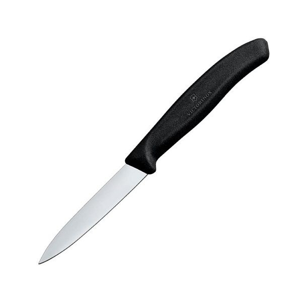 Victorinox Schälmesser 8cm schwarz, CX742