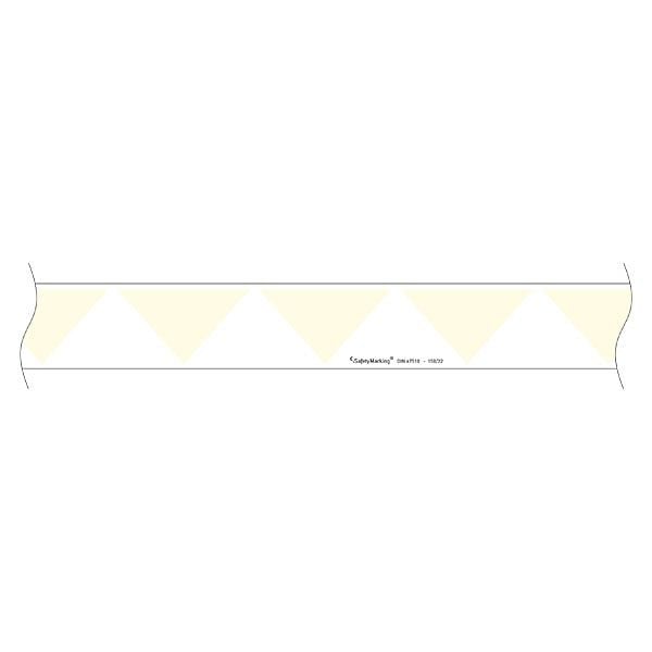 SafetyMarking Fluchtweg-Detailmarkierung, Türmarkierungsstreifen, LxB 100x3 cm, Aluminium, langnachleuchtend, 15.7396