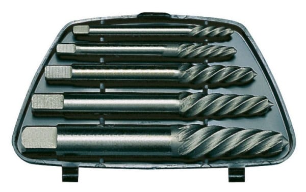 Teng Tools Schraubenausdreher-Set, Spiral, 5 Teile, SE05