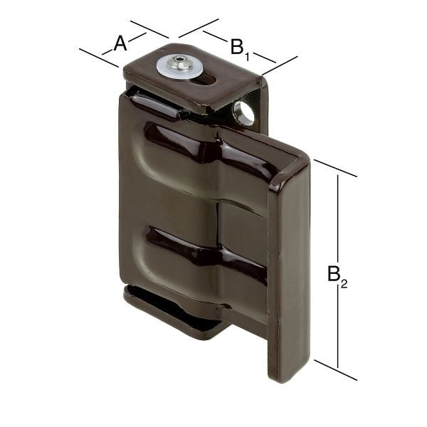 Vormann Fenster-und Türsicherung 16-25 x 24 x 62 braun, VE: 10 Stück, 091088000