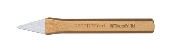 GEDORE red Kreuzmeißel flachoval 125x5x9mm, Chrom-Vanadium-Stahl, 3300799