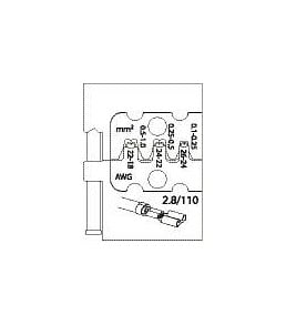 GEDORE Modul-Einsatz für Flachsteckhülsen, 2,8, 1830635