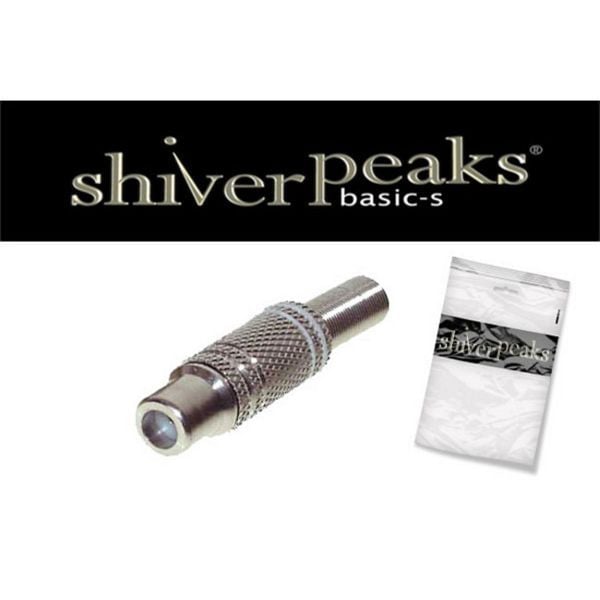 shiverpeaks BASIC-S, Cinchkupplung Metall 6mm, weiß, BS52001-W