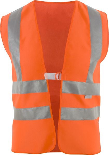 ASATEX Warnweste, mit Schulterreflexstreifen, 100% Polyester, Farbe: leuchtorange, WTP3