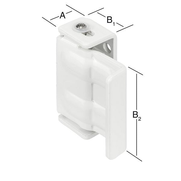 Vormann Fenster-und Türsicherung 16-25 x 24 x 62 weiß, VE: 10 Stück, 091089000