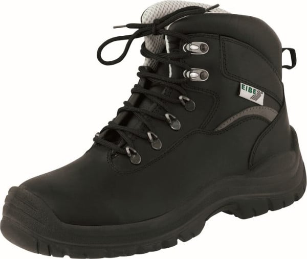 ASATEX EIBE ® Sicherheitsschuh S3, Stiefel, Kunststoffkappe, Kevlar ® -Zwischensohle, Farbe: schwarz/grau Größe: 47, 8520-47