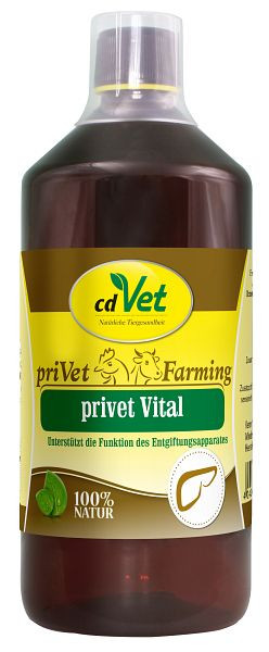 cdVet privet Vital 1 L, Länge: 8,8 cm, Breite: 8,8 cm, Höhe: 23 cm, 4835