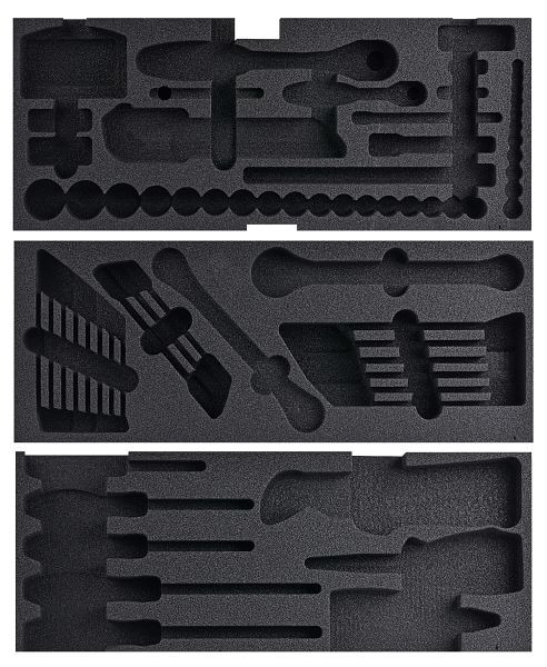 SW-Stahl Werkzeugeinlage, leere Einlage für 06816L, 06816L-EINLAGE