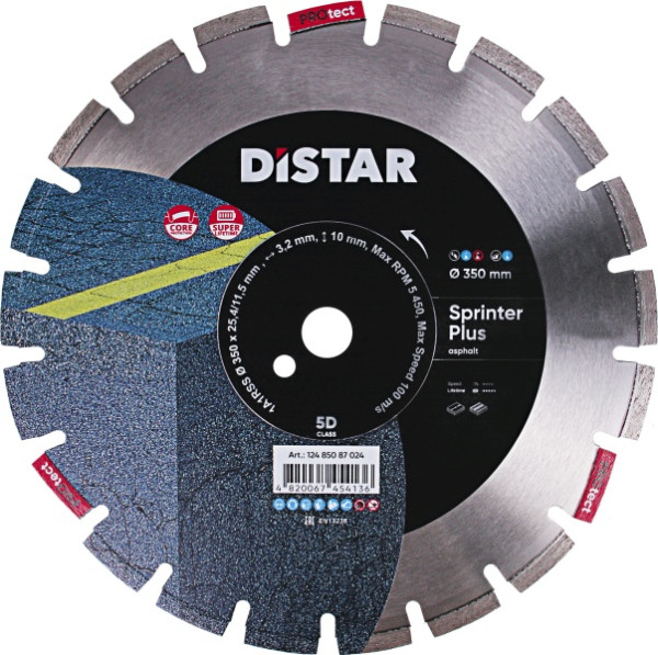 Distar Diamanttrennscheibe 1A1RSS 350 Sprinter Plus, 12485087024