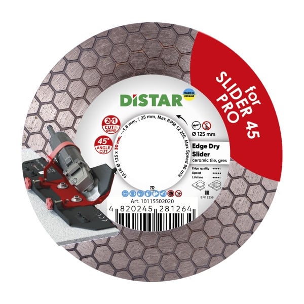 Distar Diamanttrennscheibe 125x30 Edge Dry Slider, 10115502020