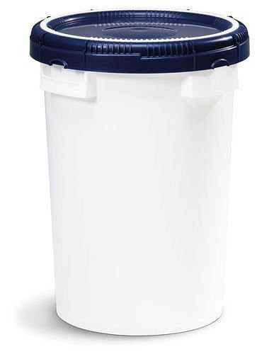 DENIOS ClickPack-Behälter CP-X 25, 25 Liter, weiß, mit Deckel, nestbar, UN-Zulassung, 217405