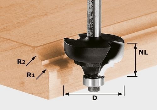 Festool Multiprofilfräser HW S8 D36,7/R6/R6, 491031