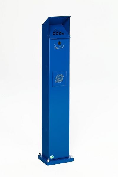 VAR Ascher/Abfallsammler Standsäule SG 115, enzianblau, 3951