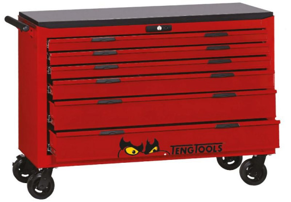 Teng Tools 53"-PRO-Schrank, 6 Schubladen, rot, TCW806LN