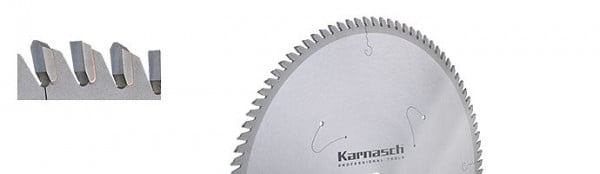 Karnasch Hartmetall-bestücktes Kreissägeblatt Formatieren - Fertigschnitt 300x3,2/2,2x30mm 72 TFP - NL: UNI, 111470300010