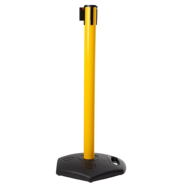 ALLPAX STOPPO XL Abgrenzungsständer Outdoor gelb mit Zugband gelb schwarz, 10011729
