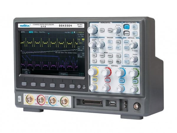 Chauvin Arnoux Digitales Oszilloskop, 4x300 MHz, Farbdisplay, 8", DOX3304