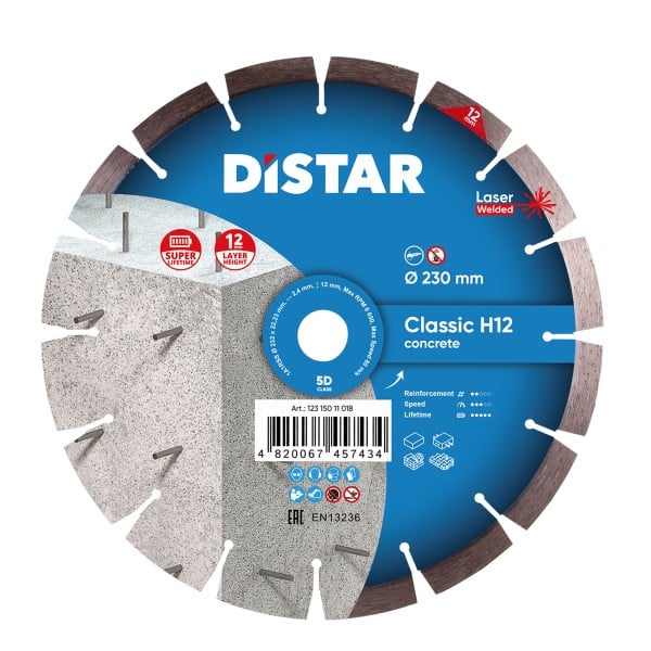 Distar Diamanttrennscheibe 1A1RSS 232 Classic H12, 12315011018