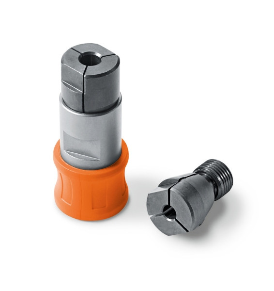 Fein Gewindebohr-Adapter, Zubehör-Schnittstelle QuickIN mit 2 Spannzangen, 64203003010