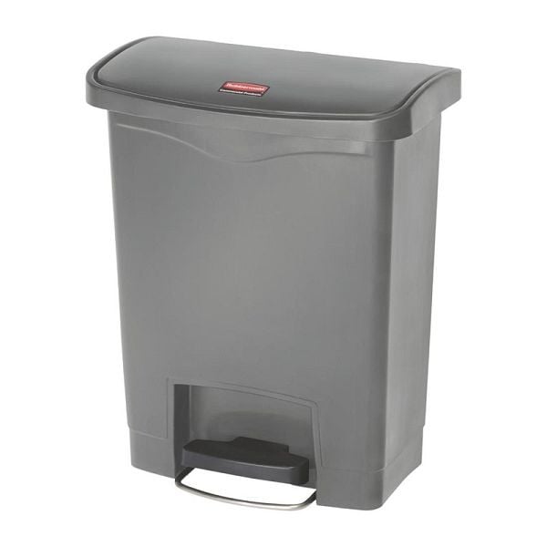 Rubbermaid Slim Jim Treteimer Grau 30L, DY114