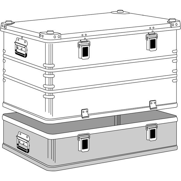 ZARGES Alu-Kiste K470 Plus OT; 750x550x380mm, 40505