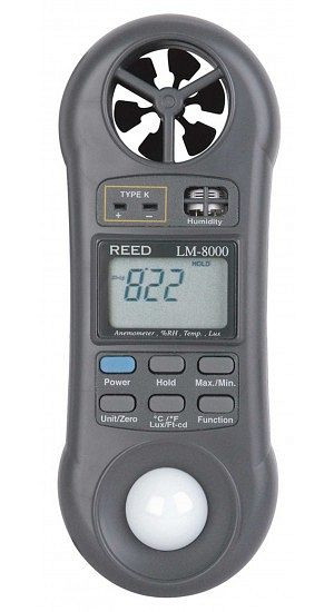 REED 6-in-1 Multifunktions Umweltmessgerät, LM-8000