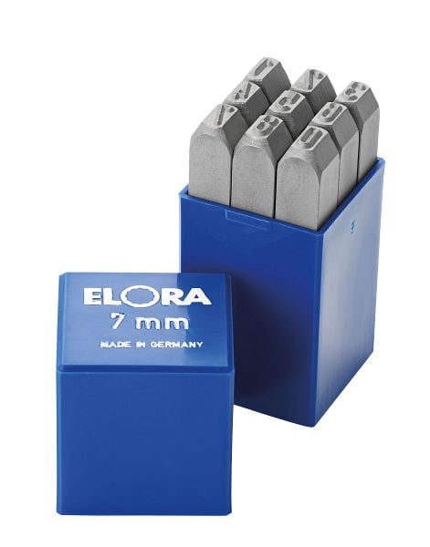 ELORA Schlagziffern-Satz, 9-teilig, 400Z-4 mm, 0400000040000