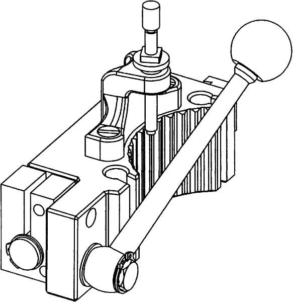 MACK Rückzugstahlhalter für Außengewinde AFE, 50-100-115