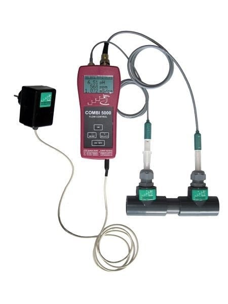 STEP Systems pH-EC Flow Control 5000, Überwachung von pH-Wert, Leitfähigkeit und Temperatur, 52030A