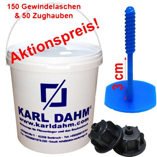 Karl Dahm Nivelliersystem-Set für Terrassen, 15588