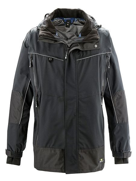 4PROTECT Wetterschutz-Jacke PHILLY, schwarz, Größe: S, 3308-S