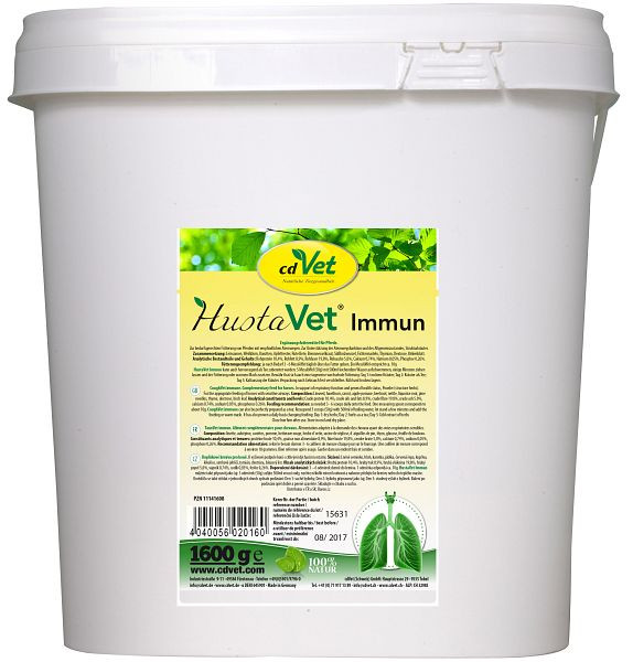 cdVet HustaVet Immun 1,6 kg, 2016