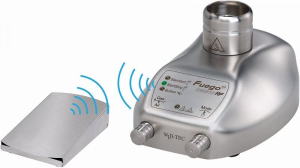 WLD-Tec Fuego SCS basic RF, Sicherheitslaborgasbrenner mit Funkfußpedal, 8.203.000-RF